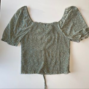 Reformation style fitted bodice top